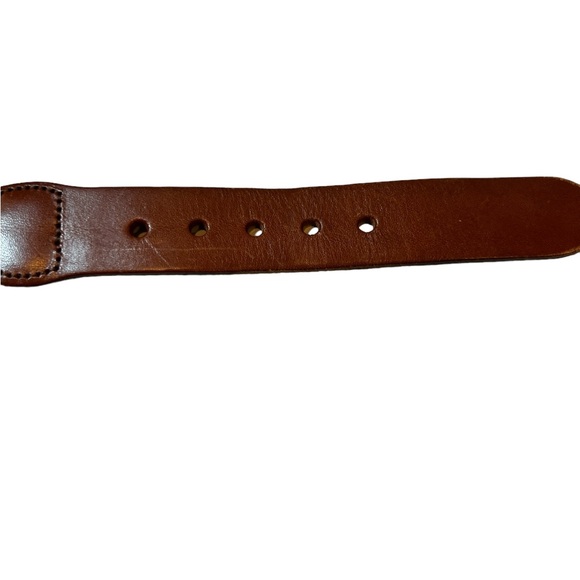 Leather Man Ltd Lighthouses Nautical Belt Leather and Fabric Size 32 - Picture 8 of 10